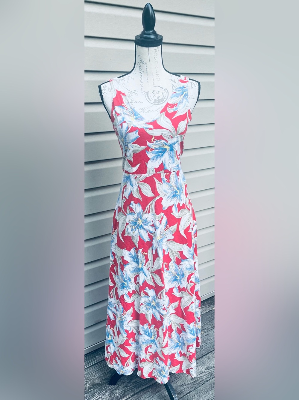 Chaps Floral Sleeveless Dress